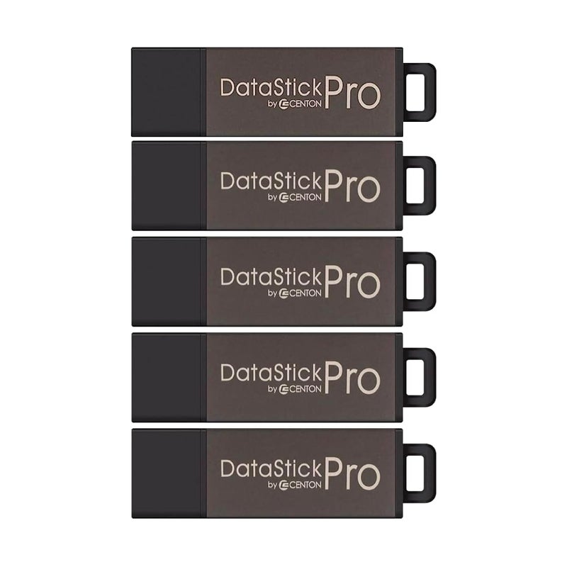 Centon 16GB DataStick Pro by Centon, 5 Pack, USB 2.0 Flash Drive Memory Stick for Storage and Backup - Image 1